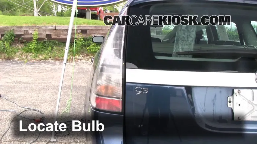 2008 Saab 9-3 2.0T 2.0L 4 Cyl. Turbo Wagon (4 Door) Lights Turn Signal - Rear (replace bulb)